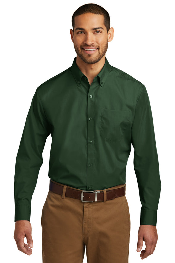 Port Authority Long Sleeve Carefree Poplin Shirt