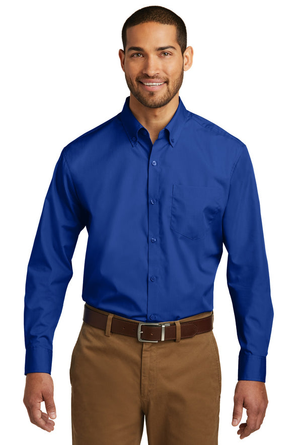Port Authority Long Sleeve Carefree Poplin Shirt