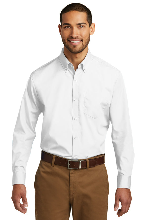 Port Authority Long Sleeve Carefree Poplin Shirt