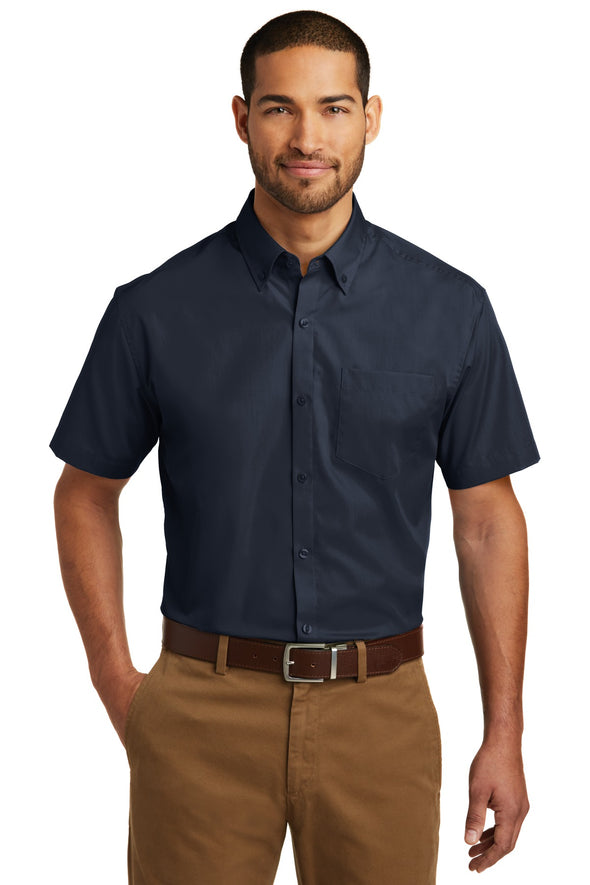 Port Authority Short Sleeve Carefree Poplin Shirt