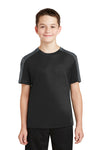 Sport-Tek Youth PosiCharge Competitor Sleeve-Blocked Tee