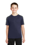Sport-Tek Youth PosiCharge Competitor Sleeve-Blocked Tee
