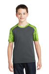 Sport-Tek Youth CamoHex Colorblock Tee