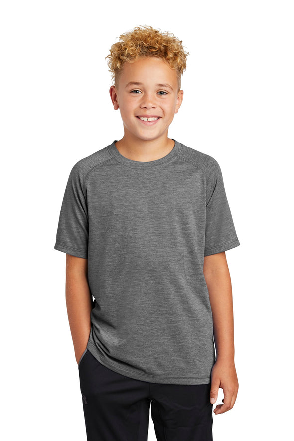 Sport-Tek Youth PosiCharge Tri-Blend Wicking Raglan Tee