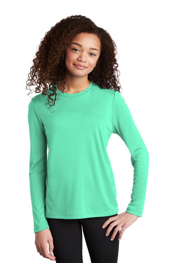 Sport-Tek Youth Posi-UV Pro Long Sleeve Tee