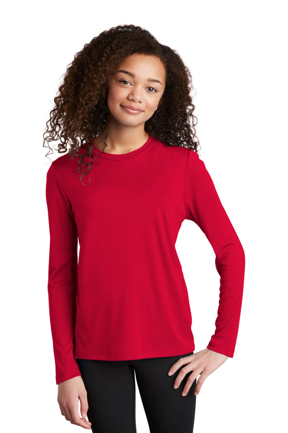 Sport-Tek Youth Posi-UV Pro Long Sleeve Tee