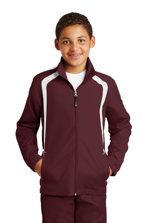 Sport-Tek Youth Colorblock Raglan Jacket