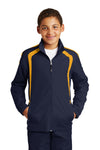 Sport-Tek Youth Colorblock Raglan Jacket