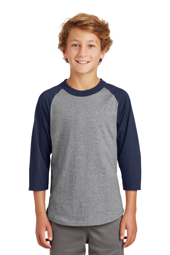 Sport-Tek Youth Colorblock Raglan Jersey