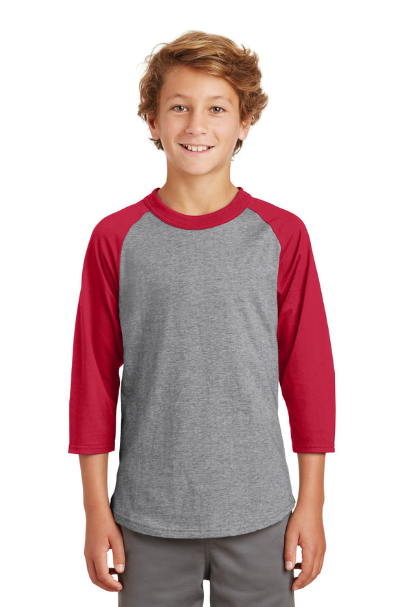 Sport-Tek Youth Colorblock Raglan Jersey