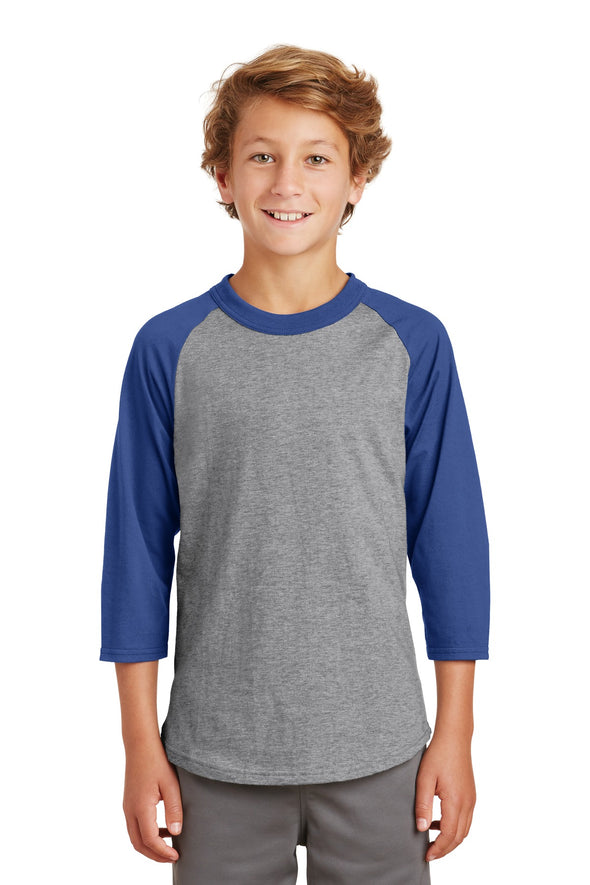 Sport-Tek Youth Colorblock Raglan Jersey