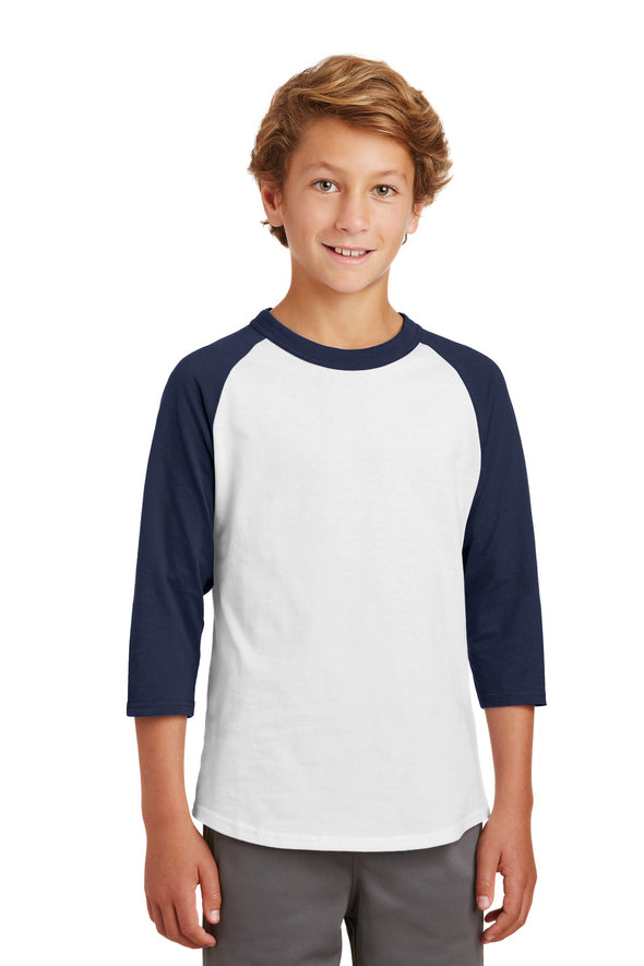 Sport-Tek Youth Colorblock Raglan Jersey