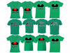 Free Shipping Family Vacation T-shirts Matching Mom Dad Brother Sister Daughter Grandma Grandpa Green