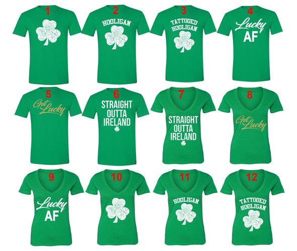 Free Shipping St. Patrick's Day Saint Paddy Drunk shirt Shamrock Clover Irish Men Women Unisex T-Shirt