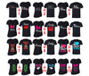 Free Shipping Matching Couples Family Valentine's Day Love Best Friends  Matching Couple Men Women Crewneck V-Neck  T-shirt Black Group 3