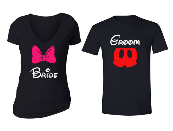 Free Shipping Matching Couples Family Valentine's Day Love Best Friends  Matching Couple Men Women Crewneck V-Neck  T-shirt Black Group 3