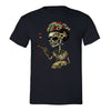 Free Shipping Mens Frieda Kahlo Skeleton Paint Sugar Skull Day of the Dead Dia de los Muertos Mexican Heritage Flowers Love  T-Shirt Black