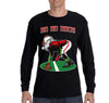 Free Shipping Mens Ho Ho Ho Hike Football Season Sports Christmas Sweater Gift Party Santa Winter Long Sleeve Crewneck T-Shirt