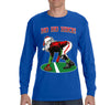 Free Shipping Mens Ho Ho Ho Hike Football Season Sports Christmas Sweater Gift Party Santa Winter Long Sleeve Crewneck T-Shirt