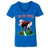 Free Shipping Womens Ho Ho Ho Hike Football Season Sports Fan Christmas Sweater Gift Party Santa Winter V-Neck T-Shirt