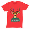 Free Shipping Mens Reindeer Wearing  Sweater Ornaments Ugly Christmas Sweater Winter Santa Holiday Snowman Gift Crewneck T-Shirt