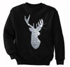 Free Shipping Silver Reindeer Sequins Christmas Sweater Santa Winter Holiday Gift Snowflake Tree Snowman Men Women Crewneck Sweatshirt