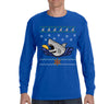 Free Shipping Mens Taco Shark Ugly Christmas Sweater Great White Nautical Holiday Fishing Diving Boat Winter Funny Gift Long Sleeve T-Shirt