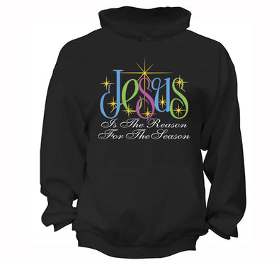 Free Shipping Jesus is the Reason For the Season Religious Christian Catholic Winter Holiday Christmas Sweater Men Women Crewneck Hoodie