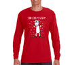 Free Shipping Mens I Do What I Want Unicorn Christmas Sweater Gift Party Santa Funny Holiday Winter Snowman Snowflake Long Sleeve T-Shirt