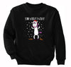 Free Shipping I Do What I Want Unicorn Christmas Sweater Gift Party Santa Funny Holiday Winter Snowman Snow Men Women Crewneck Sweatshirt