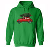 Free Shipping Moose Driving Bug Tree Ugly Christmas Sweater Funny Holiday Party Winter Santa Snowman Gift Elk Men Women Hoodie