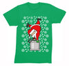 Free Shipping Mens Santa Keg Stand Beer Frat College Funny Fraternity Party Ugly Christmas Sweater Holiday Winter Drinking Crewneck T-Shirt