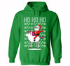 Free Shipping Santa Riding Unicorn Ho Ho Ho Ugly Christmas Sweater Pony Snowflake Winter Funny Party Animal Gift Holiday Men Women Hoodie