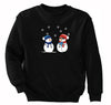 Free Shipping 2 Snowman Stick Up Robber Ugly Christmas Sweater Snowflake Snow Holiday Gift Funny Party Winter Men Women Crewneck Sweatshirt
