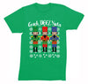 Free Shipping Mens Crack Deez Nuts Nutcracker Soldier Ugly Christmas Sweater Funny Party Winter Holiday Drummer Boy Gift Crewneck T-Shirt