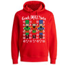 Free Shipping Crack Deez Nuts Nutcracker Soldier Ugly Christmas Sweater Funny Party Winter Holiday Gift Drummer Boy Men Women Hoodie