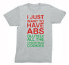 Free Shipping Mens ABS All The Cookies Food Funny Party Eat Gingerbread Gift Ugly Christmas Sweater Holiday Winter Santa Crewneck T-Shirt