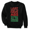 Free Shipping Winter ABS The Cookies Food Funny Party Gingerbread Gift Ugly Christmas Sweater Holiday Santa Men Women Crewneck Sweatshirt