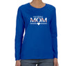 Free Shipping Womens Softball Mom Baseball Diamond Field Gift Mother Game Day Sports Lover Team School Fan Home Run Long Sleeve T-Shirt