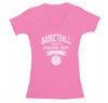 Free Shipping Womens Basketball Property of Athletic Dept.  Sports Fan Play Game Day Team Gift Slam Dunk Score Hoop Court V-Neck T-Shirt
