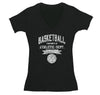 Free Shipping Womens Basketball Property of Athletic Dept.  Sports Fan Play Game Day Team Gift Slam Dunk Score Hoop Court V-Neck T-Shirt