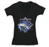 Free Shipping Womens Sailfish Swordfish Sport Fishing Saltwater Fish Fisherman Reel Boat Lure Catch Bait Ocean Gift Vacation V-Neck T-Shirt