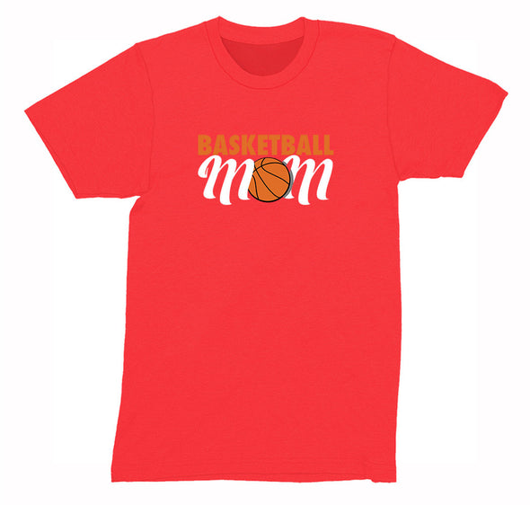 Free Shipping Mens Basketball Mom Sports Fan Play Game Day Team Coach Gift Slam Dunk Score Hoop Court Crewneck T-Shirt