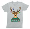 Free Shipping Mens Reindeer Wearing  Sweater Ornaments Ugly Christmas Sweater Winter Santa Holiday Snowman Gift Crewneck T-Shirt