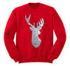 Free Shipping Silver Reindeer Sequins Christmas Sweater Santa Winter Holiday Gift Snowflake Tree Snowman Men Women Crewneck Sweatshirt