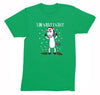 Free Shipping Mens I Do What I Want Unicorn Christmas Sweater Gift Party Santa Funny Holiday Winter Snowman Snowflake Crewneck T-Shirt