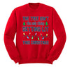 Free Shipping Womens Tree Isn't Only Thing Getting Lit Ugly Christmas Sweater Party Funny Holiday Winter Gift Men Women Crewneck Sweatshirt