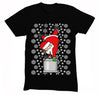 Free Shipping Mens Santa Keg Stand Beer Frat College Funny Fraternity Party Ugly Christmas Sweater Holiday Winter Drinking Crewneck T-Shirt