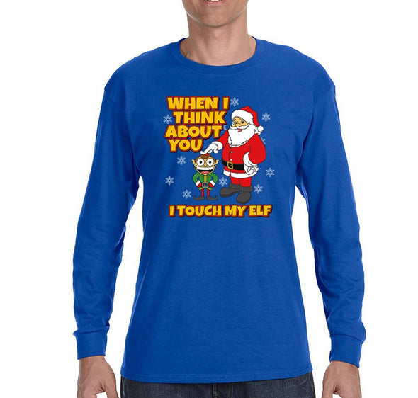 Free Shipping Mens Santa Keg Stand Beer Frat College Funny Fraternity Party Ugly Christmas Sweater Gift Winter Drinking Long Sleeve T-Shirt