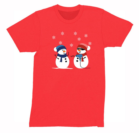 Free Shipping Mens 2 Snowman Stick Up Robber Ugly Christmas Sweater Snowflake Snow Holiday Gift Xmas Funny Party Hat Winter Crewneck T-Shirt
